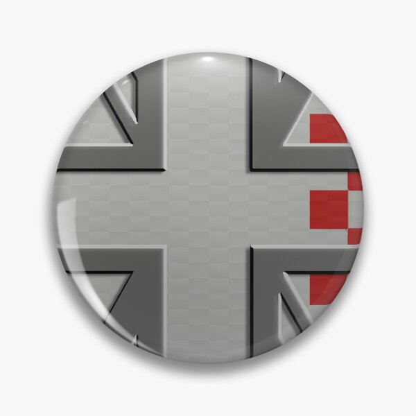 Item preview, White Silver Union Jack Carbon Silver White Red Check Mini Cooper 3D British Flag designed and sold by UnnecessaryLuck.