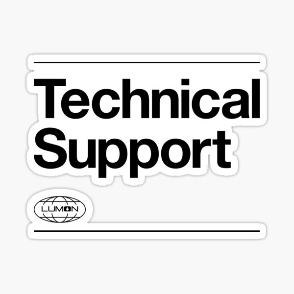 Artikel-Vorschau von Technischer Support von Lumon Industries, designt und verkauft von The Common Tee.