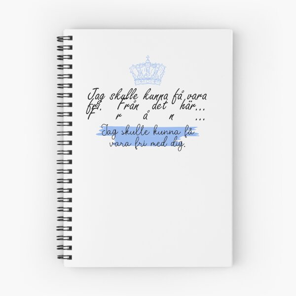 Item preview, Jag skulle kunna få vara fri med dig. | young royals designed and sold by Pinu92.