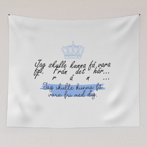 Item preview, Jag skulle kunna få vara fri med dig. | young royals designed and sold by Pinu92.