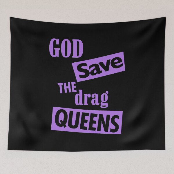 Aperçu de l'œuvre God save the DRAG Queens - lavender créée et vendue par Thelittlelord.