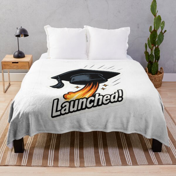 Item preview, Graduation Cap Rocket Art designed and sold by Trendy Sticker & Merch Collection - Express Yourself.