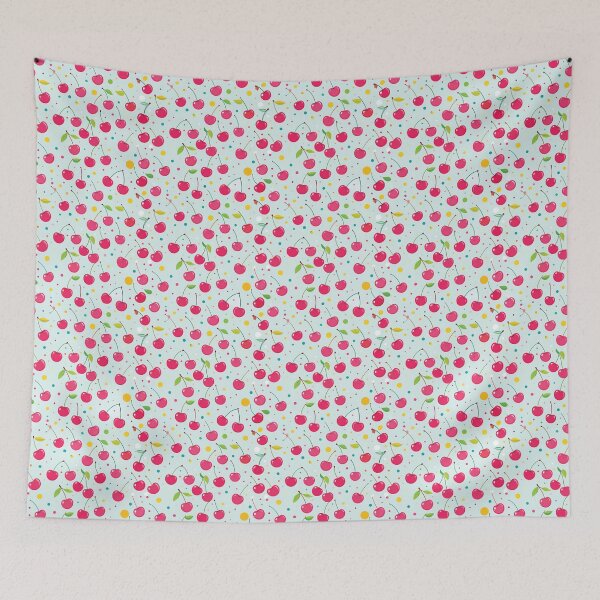 Item preview, Playful Cherry Illustration designed and sold by Designbes.