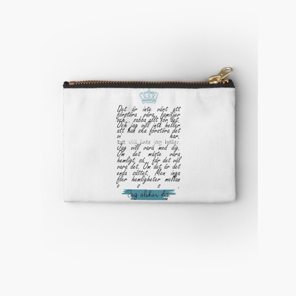 Item preview, Om det måste vara hemligt, så... får det väl vara det. Om det är det enda sättet. Men inga fler hemligheter mellan oss. Jag älskar dig. | young royals designed and sold by Pinu92.