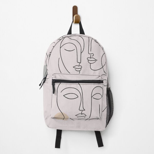 Item preview, Minimalist Abstract Faces Line Art Design designed and sold by PrintandJoy.
