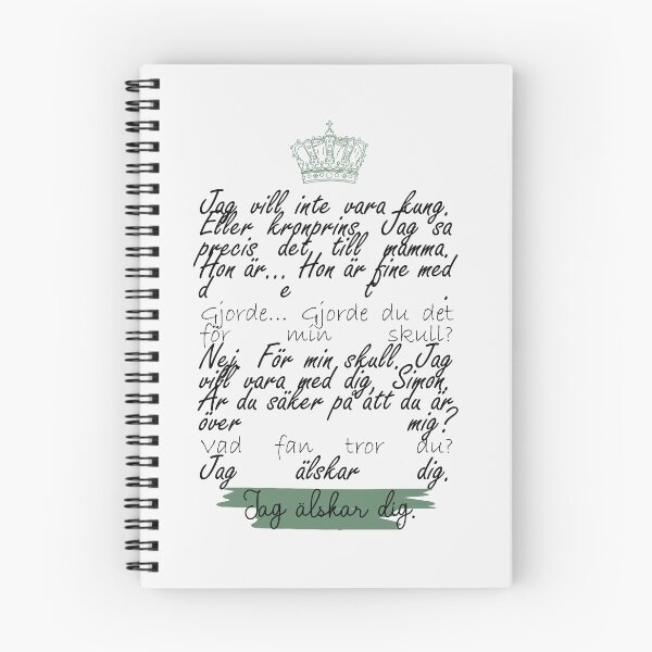 Item preview, Jag älskar dig. | young royals designed and sold by Pinu92.