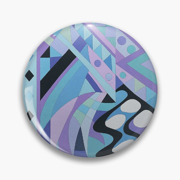 Artikelvorschau, Geometrisches Pastell-Abstraktes – Lila und Blaues Retro-Musterdesign entworfen und verkauft von weirdfishes123.