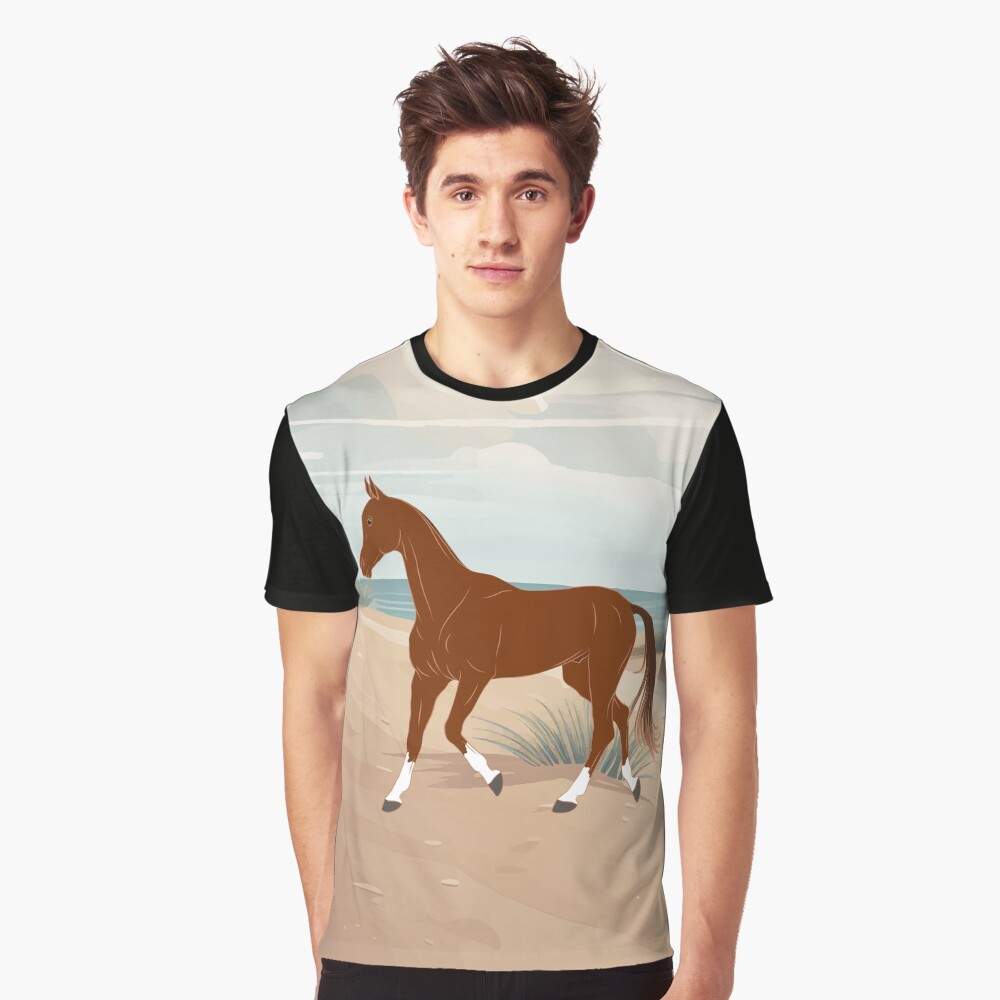 Aperçu de l'œuvre T-shirt graphique créée et vendue par WebEquitation.