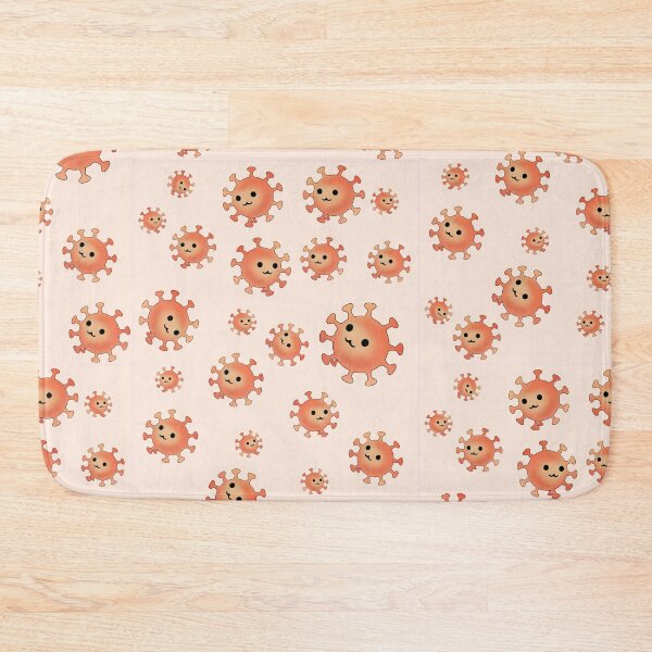 Item preview, Cute Virus Pattern designed and sold by MicroMarket.