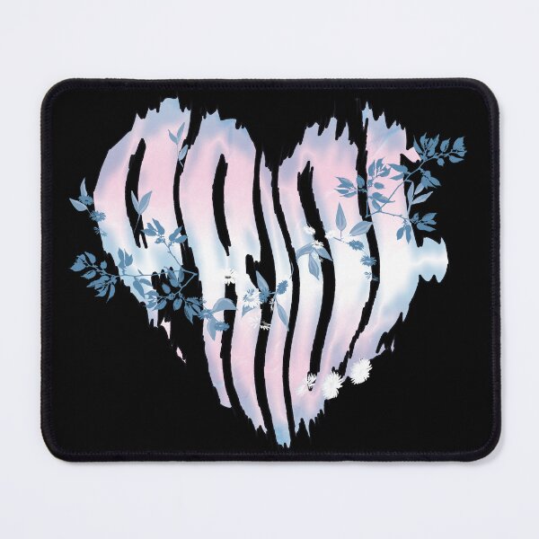 Item preview, Vibrant Transgender Pride Heart Floral Bloom designed and sold by ArinkaDzu-shop.