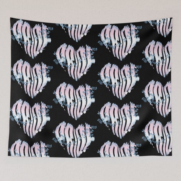 Item preview, Vibrant Transgender Pride Heart Floral Bloom designed and sold by ArinkaDzu-shop.
