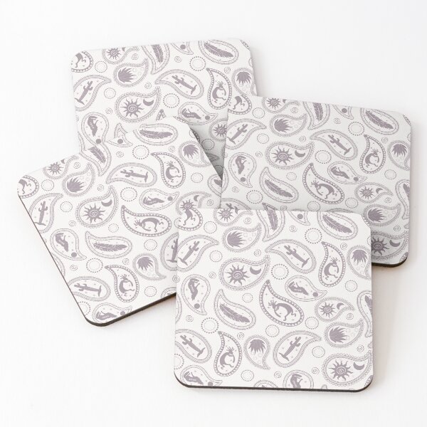 Item preview, Boho Southwestern Novelty Paisley in Dusty Violet designed and sold by chrisdembinski.