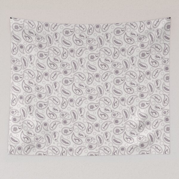 Item preview, Boho Southwestern Novelty Paisley in Dusty Violet designed and sold by chrisdembinski.
