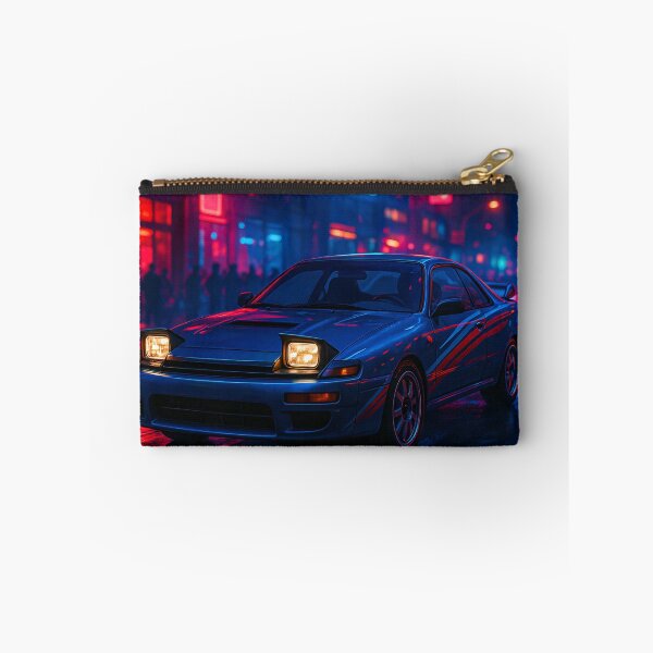 Item preview, Classic Rally Car Surrounded By Vibrant Downtown Nightlife designed and sold by RevUpDesign.