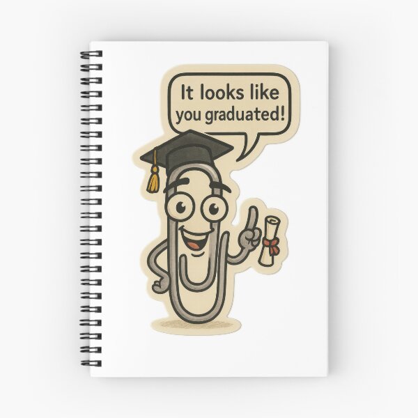 Item preview, Paperclip Graduation Art designed and sold by Trendy Sticker & Merch Collection - Express Yourself.