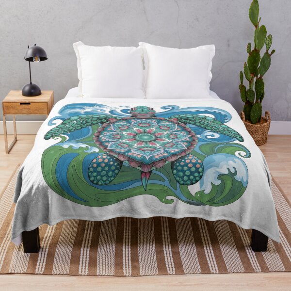 Item preview, Tribal Turtle Wave Dance designed and sold by VividTrails.