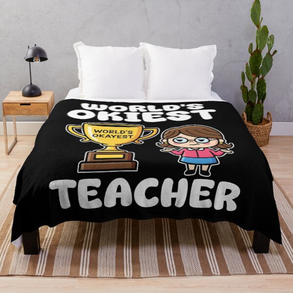 Item preview, WORLD'S OKIEST TEACHER - TEACHER GIFT designed and sold by KEF Custom.