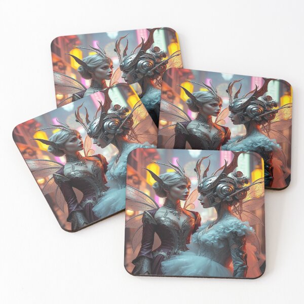 Item preview, Neo-Victorian Cyborg mythical creatures – A mesmerizing fusion of steampunk elegance & futuristic mythology designed and sold by FotoworldEdel.