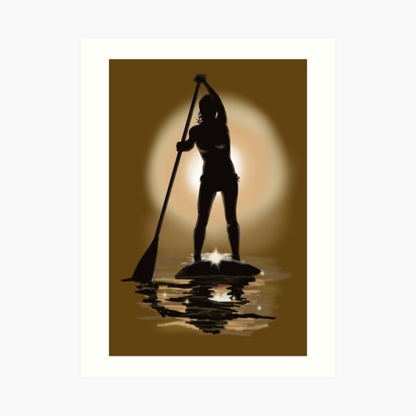 Paddle board Art Print