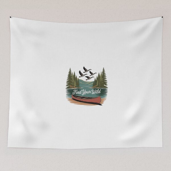Item preview, Find Your Wild - Canoe Adventure designed and sold by MrERNST.
