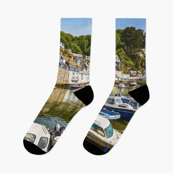 Item preview, Polperro Boats, Waiting For High Tide, Cornwall, England designed and sold by Paul Thompson Photography.