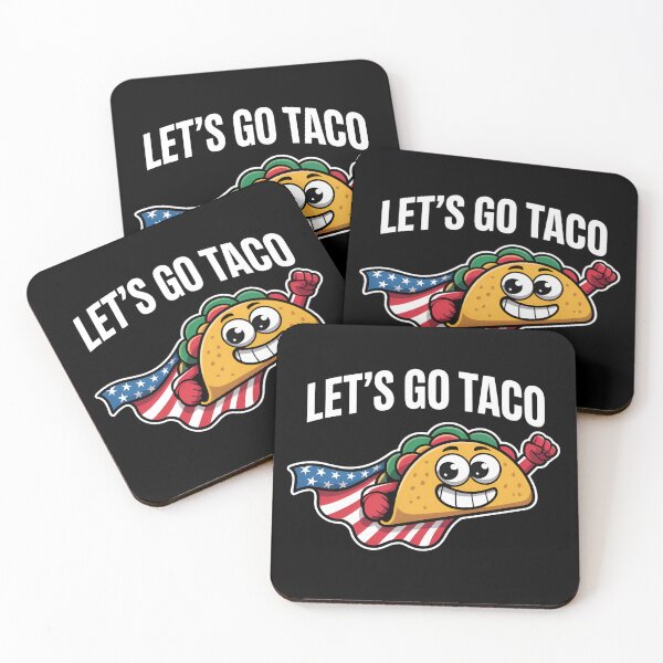 Item preview, Let's Go Taco Political - This funny gift is perfect for anyone who loves tacos, enjoys political humor, and wants to express their views on Trump with a touch of satire. designed and sold by ZyziowskyArt.