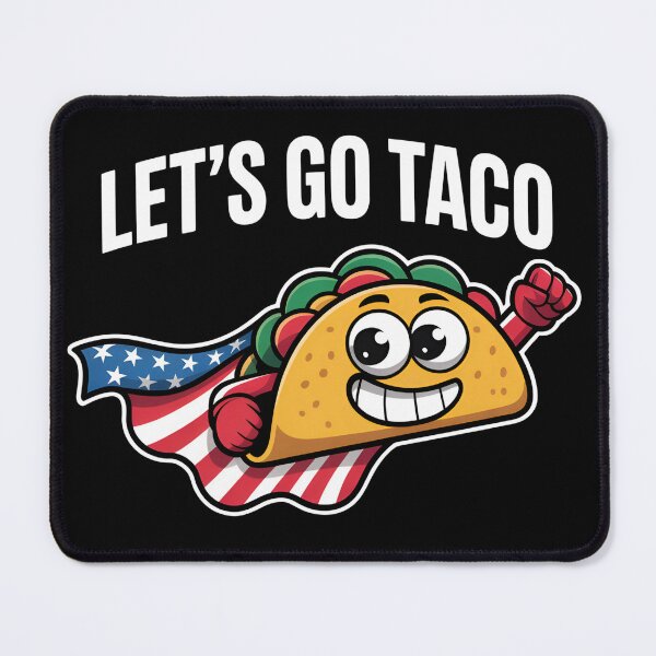 Item preview, Let's Go Taco Political - This funny gift is perfect for anyone who loves tacos, enjoys political humor, and wants to express their views on Trump with a touch of satire. designed and sold by ZyziowskyArt.