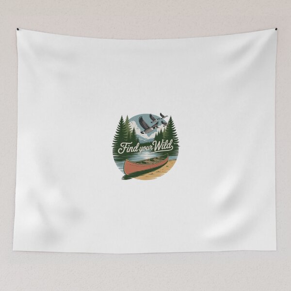 Item preview, Find Your Wild - Canoe Adventure designed and sold by MrERNST.
