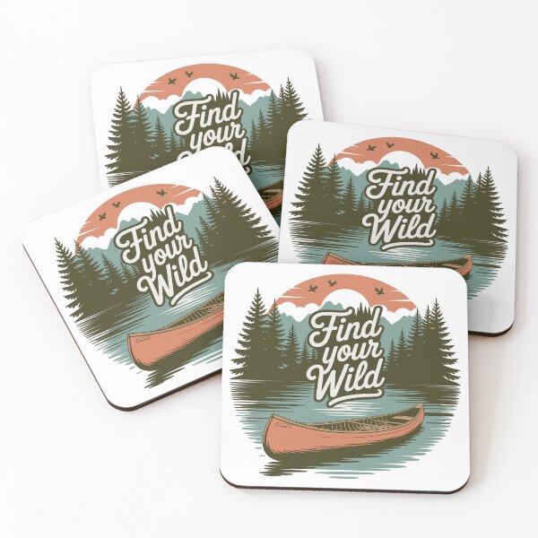 Item preview, Find Your Wild - Canoe Adventure designed and sold by MrERNST.