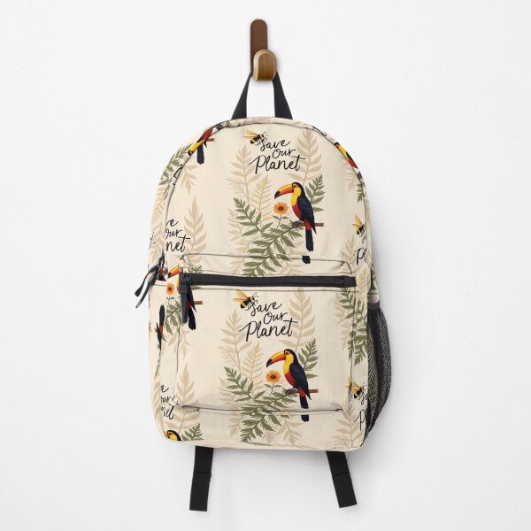 Item preview, Save Our Planet – Fern Leaf & Endangered Species Eco Design designed and sold by PrintandJoy.