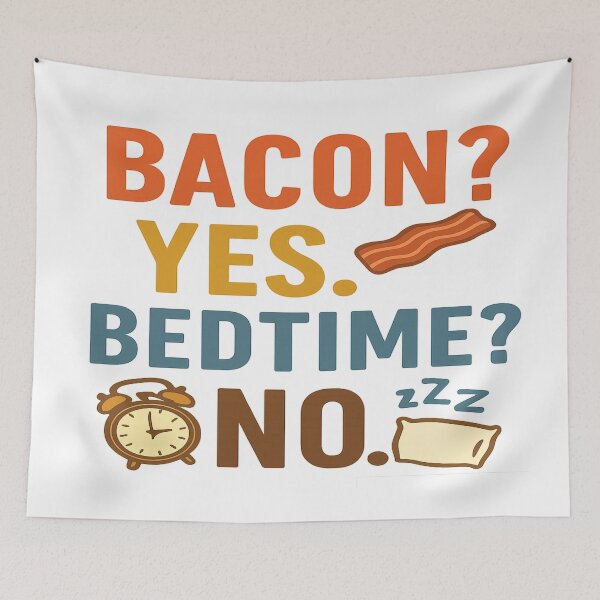 Item preview, Bacon Before Bedtime – Funny Father’s Day Gift for Girl Dads designed and sold by Rajasekar.
