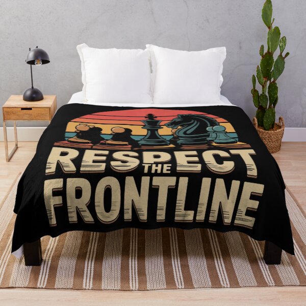 Item preview, Respect The Chess Frontline Warriors designed and sold by ZodiacLuck888.