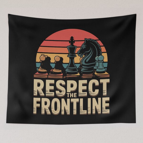 Item preview, Respect The Chess Frontline Warriors designed and sold by ZodiacLuck888.
