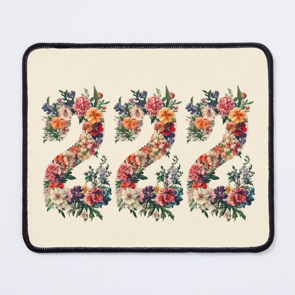 Item preview, Angel Number 222 Floral Design designed and sold by ZodiacLuck888.