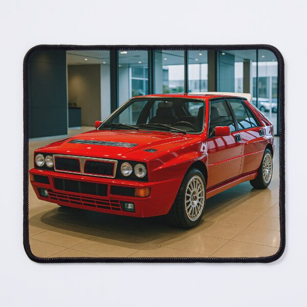 Item preview, Iconic Sports Car Shining Under Bright Lights In Gallery designed and sold by RevUpDesign.