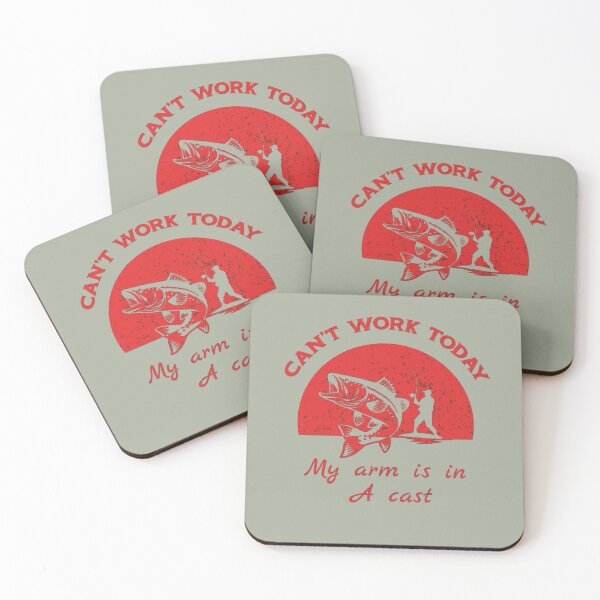 Item preview, Can't Work Today My Arm Is in a Cast – Funny Fishing Quote Gift designed and sold by PositivelyPrinted.