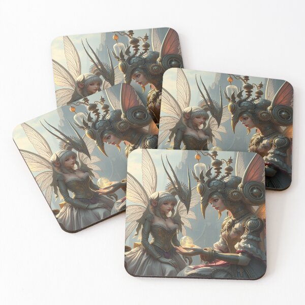 Item preview, Neo-Victorian Cyborg mythical creatures – A mesmerizing fusion of steampunk elegance & futuristic mythology designed and sold by FotoworldEdel.