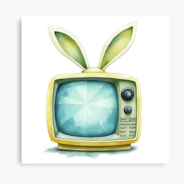 Item preview, Retro Bunny Television designed and sold by a2zbuyshop.
