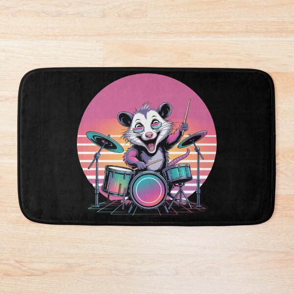 Item preview, Opossum Playing the Drums designed and sold by WikaKowalczyk.