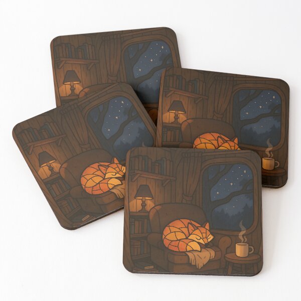 Item preview,  Cozy Fox Reading Nook Treehouse designed and sold by AetherLightArt.