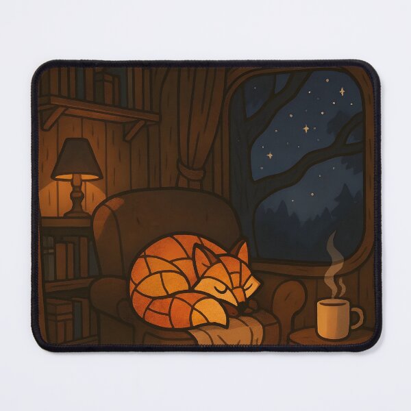 Item preview,  Cozy Fox Reading Nook Treehouse designed and sold by AetherLightArt.