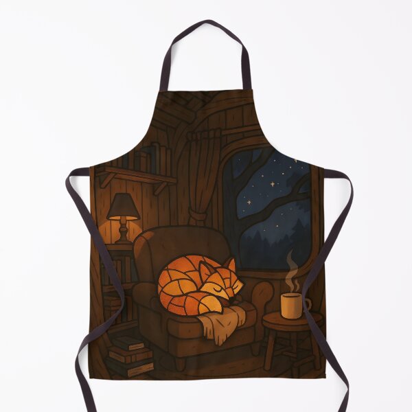 Item preview,  Cozy Fox Reading Nook Treehouse designed and sold by AetherLightArt.