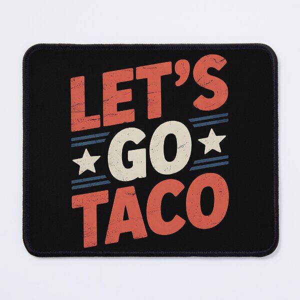 Item preview, Let's Go Taco Political - This funny gift is perfect for anyone who loves tacos, enjoys political humor, and wants to express their views on Trump with a touch of satire. designed and sold by ZyziowskyArt.