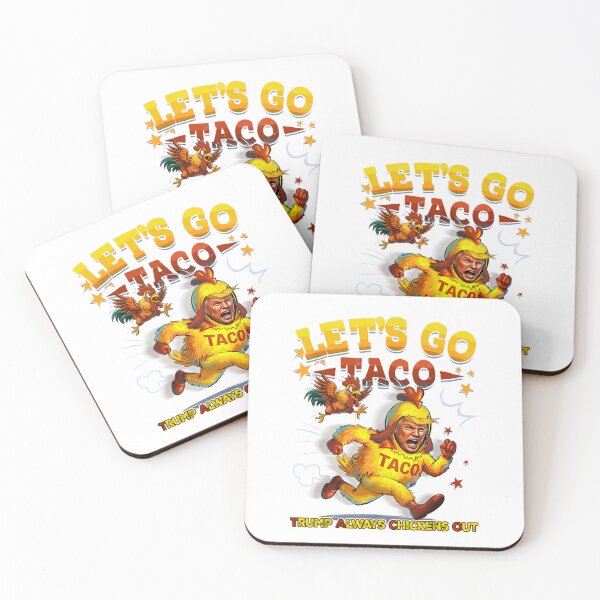 Item preview, Let's Go Taco,Let's Go Taco Retro Vintage,Trump Always Chickens Out designed and sold by Mohamed Amine Kadri.