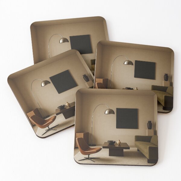 Item preview, Midcentury Modern Interior 1970s designed and sold by 1970s Dreamscapes.
