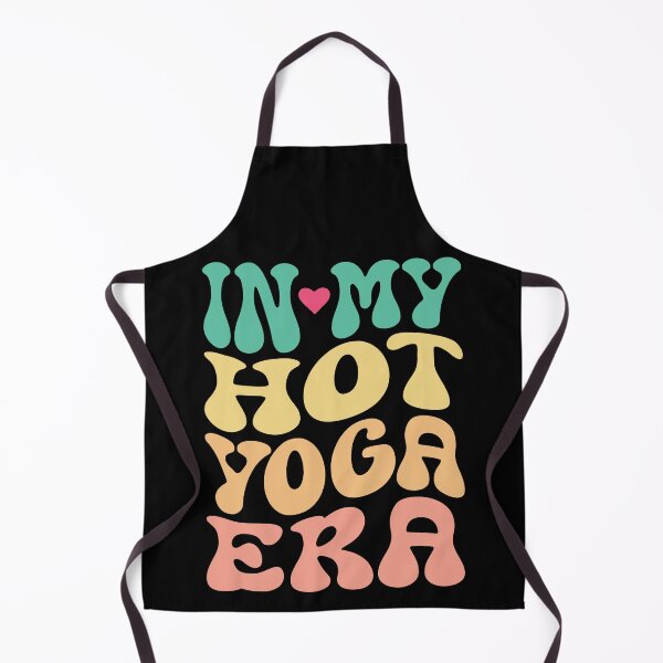 Item preview, In My Hot Yoga Era Funny Hot Yoga Retro Style Quote designed and sold by NikoIllustrates.