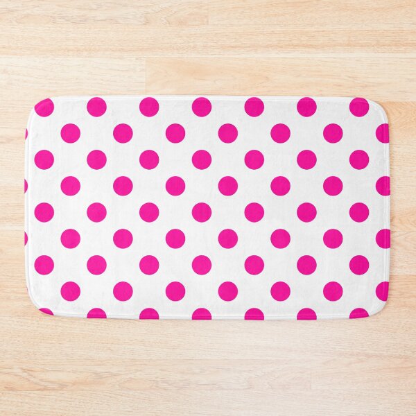 Item preview, Pink On White Polka Dots Pattern Design  designed and sold by PatternTitan.