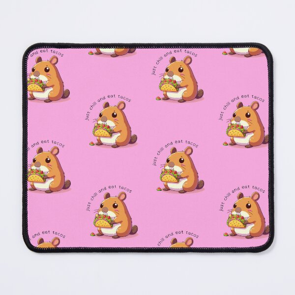 Item preview, Cute capybara eating tacos designed and sold by EhamCreations.