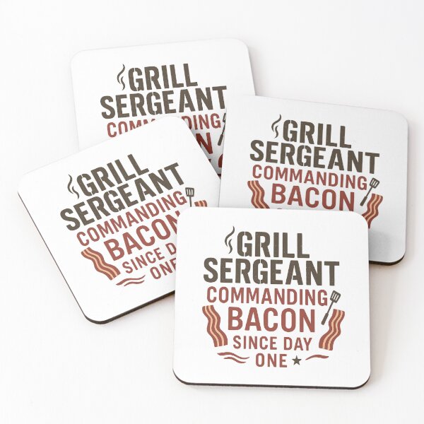 Item preview,  Grill Sergeant – The Ultimate Father’s Day Tribute for Bacon-Loving Dads designed and sold by Rajasekar.