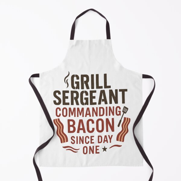 Item preview,  Grill Sergeant – The Ultimate Father’s Day Tribute for Bacon-Loving Dads designed and sold by Rajasekar.